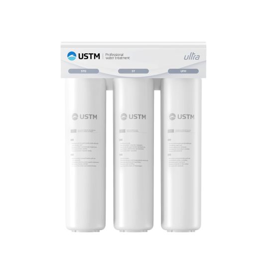 Set usine de traitement de l'eau USTM Grey WS9LCDG, filtre sous évier USTM Ultra ULTRANEWSTYLE