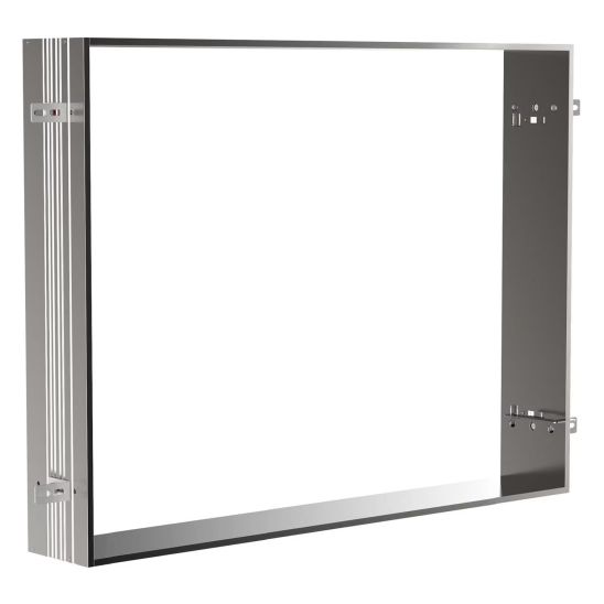 Set armoire Kronenbach Cube 2.0 KB100205CR, cadre pour installation de miroir encastré Kronenbach Cube 2.0 NU1000030NU