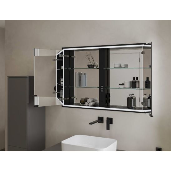 Set armoire Kronenbach Cube 2.0 KB100224MB, cadre pour installation de miroir encastré Kronenbach Cube 2.0 NU1000029NU