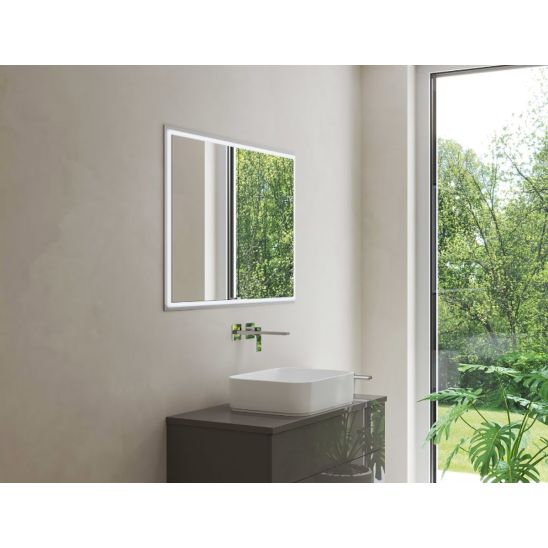 Set armoire Kronenbach Cube 2.0 KB100204CR, cadre pour installation de miroir encastré Kronenbach Cube 2.0 NU1000029NU