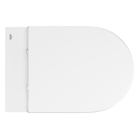 Set cuvette WC avec abattant à descente lente Grohe Euro Ceramic 102510SH00, châssis encastré Grohe Solido 38971000, 38966KV0