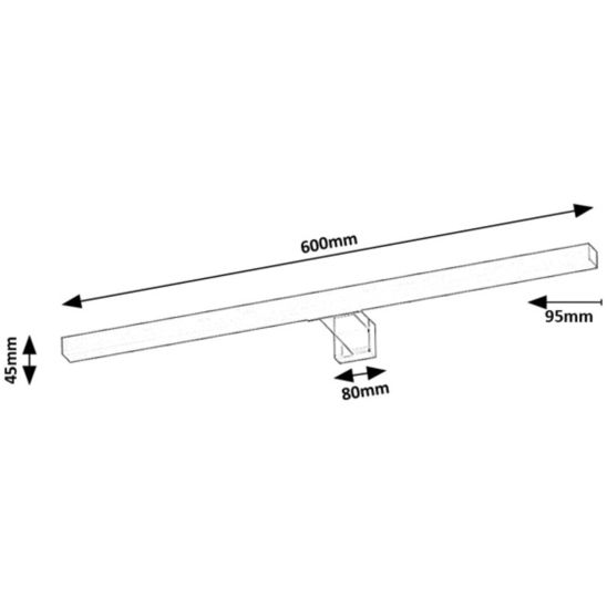 Set miroir Elita Sote RE065800000010, applique murale Rabalux Oliro 75049