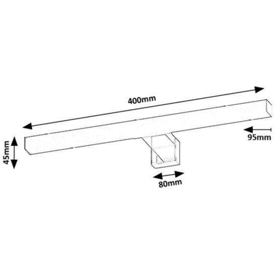 Set miroir Dubiel Vitrum Luis 5905241012834, applique murale Rabalux Oliro 75051