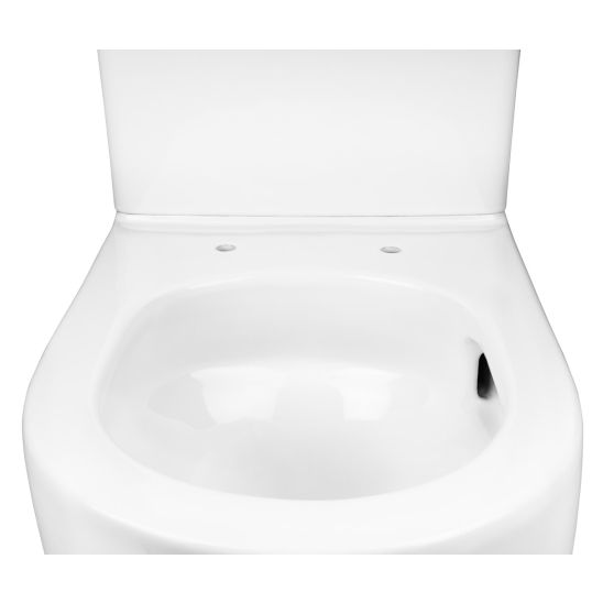 Set cuvette de WC compacte Oltens Hamnes 44501000, abattant de WC Oltens Hamnes 45111000