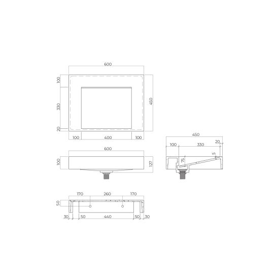 Set lavabo Oltens Stila 40000900, armoire Oltens Lun 60027900