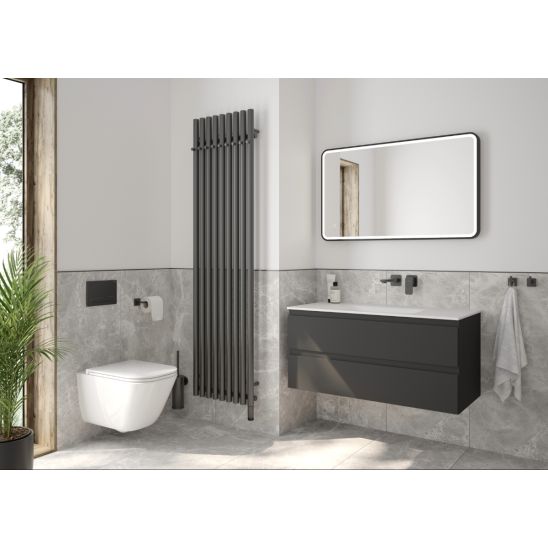 Set armoire Oltens Lun 60034300, lavabo Oltens Kalla 40208000