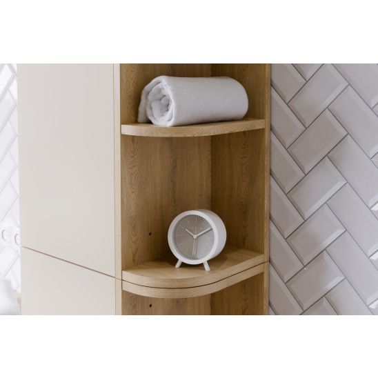 Set armoire Comad Dalia Cashmere DALIA CASHMERE 80-30-1D, étagère Comad Dalia Cashmere CREMONA UN 83-15-80 SM