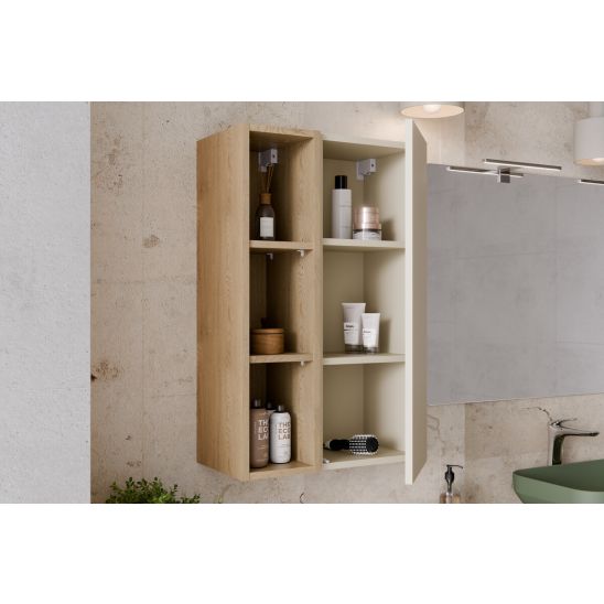 Set armoire Comad Dalia Cashmere DALIA CASHMERE 80-30-1D, étagère Comad Dalia Cashmere CREMONA UN 83-20-80