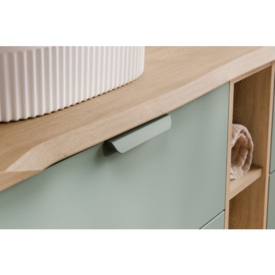 Set lavabo Comad Lava UM-CFPLAVA60DDP, armoire Comad Aster Green ASTER GREEN 82-60-46-2S