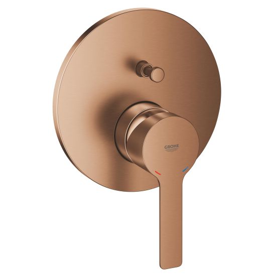 Set douche à effet de pluie avec bras Grohe Rainshower 26066DL0, mitigeur bain-douche Grohe Lineare 24064DL1, 26658DL0, 27400DL0, 28388DA1