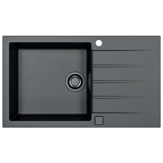 Set évier en granit Alveus Cadit 1148160, mitigeur de cuisine Alveus Flexa 1147056