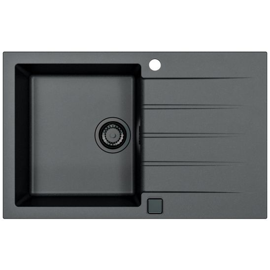 Set évier en granit Alveus Cadit 1148159, mitigeur de cuisine Alveus Flexa 1147056