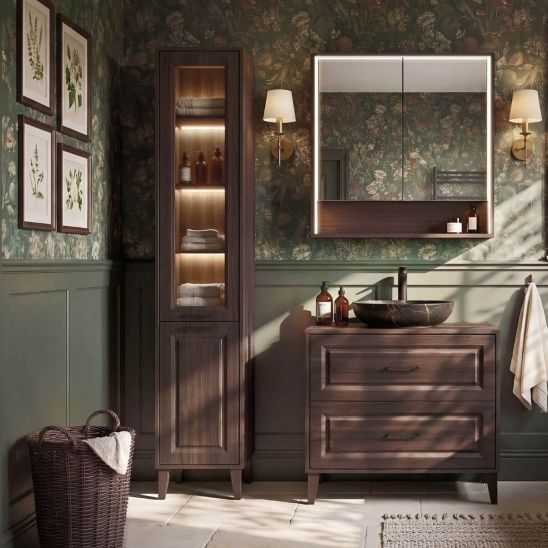 Set armoire Comad Dorothy Ristretto DOROTHY RISTRETTO 82-60-46-2S, plan de travail suspendu Comad Dorothy Ristretto RISTRETTO 89-60-46 M