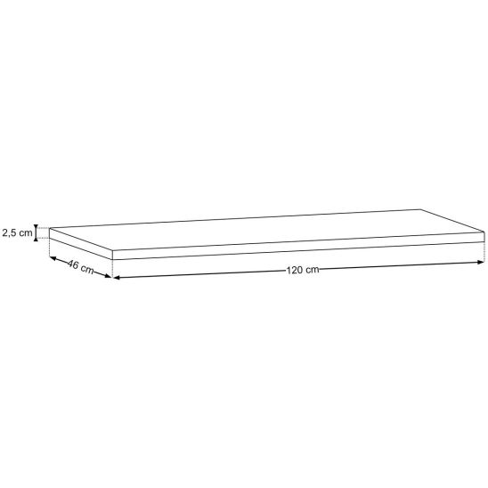 Set armoire Comad Dorothy Ristretto DOROTHY RISTRETTO 82-120-46-2S, armoire Comad Dorothy Ristretto DOROTHY RISTRETTO 80-40-2D, RIVER 1 BLACK MATT UN 40 ( E-6595 ), RISTRETTO 89-120-46 M
