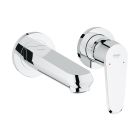Set mitigeur de lavabo Grohe Eurodisc Cosmopolitan 19573002, élément encastré de mitigeur Grohe Eurostyle 23571000
