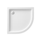 Set cabine de douche Cersanit Moduo S162-010, receveur de douche semi-circulaire Cersanit Tako S204-004