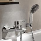 Set mitigeur bain-douche Grohe Eurosmart 33300002, mitigeur de lavabo Grohe Eurosmart 33265002