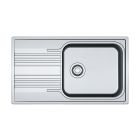 Set évier en acier inoxydable Franke Smart 101.0368.324, mitigeur de cuisine Oltens Skafta 35206100
