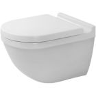 Set cuvette WC avec abattant à descente lente Duravit Starck 3 45270900A1, châssis encastré Duravit DuraSystem WD1029000000, WD5009021000