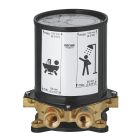 Set mitigeur bain-douche Grohe Plus 23846003, élément de montage au sol Grohe 45984001