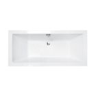 Set baignoire rectangulaire Besco Quadro #WAQ-180-PK, habillage de baignoire Besco Quadro #OAQ-180-PK