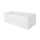 Set baignoire rectangulaire Besco Quadro #WAQ-155-PK, habillage de baignoire Besco Quadro #OAQ-155-PK
