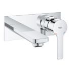 Set mitigeur de lavabo Grohe Lineare 19409001, élément encastré de mitigeur Grohe Eurostyle 23571000