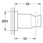 Set mitigeur bain-douche Grohe Essence 33624DC1, pommeau de douche Grohe Rainshower 26574DC0, 27074DC0, 28362DC1