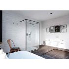 Set mitigeur bain-douche Kludi Bozz 386590576, douche à effet de pluie Kludi A-QA 6432505-00, 88011, 6651405-00, 3912005-00, 610710500, 6054705-00