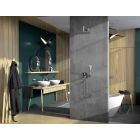 Set mitigeur bain-douche Kludi Bozz 386590576, douche à effet de pluie Kludi A-QA 6432505-00, 88011, 6651405-00, 3912005-00, 610710500, 6054705-00