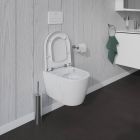 Set cuvette de WC Duravit ME by Starck 2530092000, abattant de WC Duravit ME by Starck 0020190000