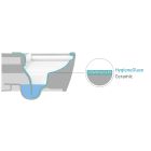 Set cuvette de WC Duravit ME by Starck 2530092000, abattant de WC Duravit ME by Starck 0020190000