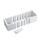 Set baignoire rectangulaire Oltens Langfoss 10002000, habillage de baignoire Schedpol Stabilsound 1.028-LED, 03002100