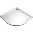 Set cabine de douche Oltens Vorma 20102100, receveur de douche semi-circulaire Oltens Superior 16002000