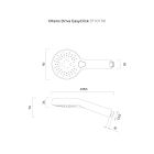 Set mitigeur de douche Oltens Molle 33000100, barre de douche Oltens Alling 37300100, 37101110, 37201100