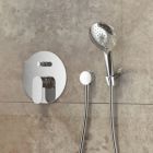 Set mitigeur bain-douche Oltens Vernal 34004100, pommeau de douche Oltens Driva EasyClick 37101110, 37200100, 37401100