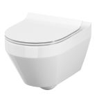 Set cuvette de WC Cersanit Crea K114-015, abattant de WC Cersanit Crea K98-0177