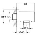 Set douche à effet de pluie avec bras Grohe Rainshower 26066AL0, mitigeur bain-douche Grohe Grohtherm SmartControl 29119AL0, 26574AL0, 27057AL0, 27074AL0, 28362A01