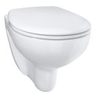 Set châssis encastré avec bouton de chasse d'eau Grohe Rapid SL 39448000, cuvette WC avec abattant à descente lente Grohe Bau Ceramic 39351000