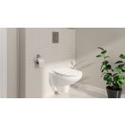 Set châssis encastré avec bouton de chasse d'eau Grohe Rapid SL 39448000, cuvette WC avec abattant à descente lente Grohe Bau Ceramic 39351000