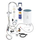 Set mitigeur de cuisine Grohe Red 30083001, évier en granit Grohe K700 31654AP0