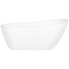 Set baignoire autoportante Oltens Gocta 12006000, couvercle en liège Oltens 09002000, 09004000
