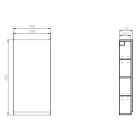 Set armoire Cersanit Moduo S929-010, lavabo Cersanit Moduo K116-052, S590-030, K116-018, K116-020, S590-023