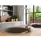 Set évier en acier inoxydable Franke Smart 101.0368.324, mitigeur de cuisine Ferro Zumba BZA4S