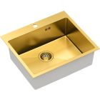 Set évier en acier inoxydable Quadron Russel HB7910PVDBSG1, mug thermique Quadron M0051