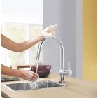 Set mitigeur de cuisine Grohe Minta 31358002, évier en granit Grohe K700 31654AP0
