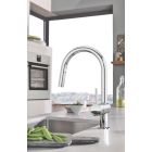Set évier en granit Grohe K700 31654AP0, mitigeur de cuisine Grohe Minta 32321002