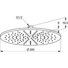 Set douche à effet de pluie Kludi A-QA 6433087-00, mitigeur bain-douche Kludi Bozz 387163976, 38624N, 6651439-00, 3912039-00, 6107139-00, 6054739-00