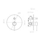 Set mitigeur bain-douche Oltens Molle 34100300, douche à effet de pluie Oltens Vindel 37000300, 39400300, 39304300, 37102300, 37200300