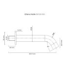 Set mitigeur bain-douche Oltens Katla 34600100, douche à effet de pluie Oltens Vann 37008100, 39403100, 39100100, 37108100, 39304100, 37200100
